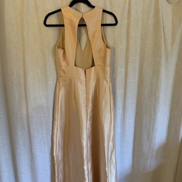 Alfred Sung D747 Champagne gown size 10 - Picture 6 of 9